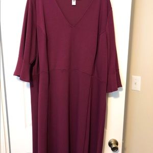 Professional Plum Colored Dress-plus sized